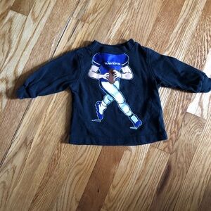 Kids Black Ravens Football Graphic Shirt
